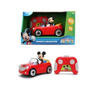 Jada Disney Mickey Mouse Coche Teledirigido 14 cm con Figura Integrada no Extraible, Fácil de Usar, 2,4 GHz, 1 Canal, Roadster Mickey, Juguete para Niños +2 Años (9336836314R00)
