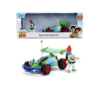 Jada Disney Pixar Toy Story Buggy con Figura Buzz Lightyear 19 cm, Coche Metal 1:24 Die-Cast, Rueda Libre y Partes Móviles, Juguete para Niños +8 Años (9336250314R00)
