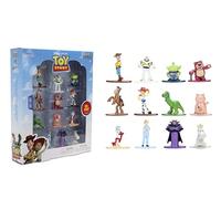 Jada Disney Pixar Toy Story Nano Metalfigs - Paquete de 12 Juguetes de la Serie 1, con Woody, Buzz Lightyear, Jessie, Forky y más, Minifiguras fundidas a presión de 4.19 cm