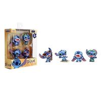 Jada Disney Stitch Metalfigs - Paquete de 4 figuras fundidas, escala de 2.5 pulgadas