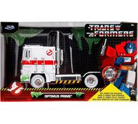 JADA Escala 1/24 OPTIMUS PRIME X GHOSTBUSTERS ECTO-1 MASH-UP 35572