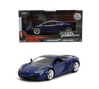 Jada Fast and Furious - Modelo de coche DieCast McLAREN MP4 12C - Color azul oscuro - Escala 1/32-12 cm