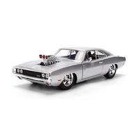 Jada Fast & Furious Anniversary DOM'S DODGE SILVER FINISH 1:24 (Importación USA)