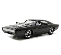Jada - Fast & Furious Coche 1970 Dodge Charger, Escala 1:24, Hecho en Metal, Neumáticos de Goma, Puertas, Capó y Maletero se Abren, Coleccionismo (253203042)