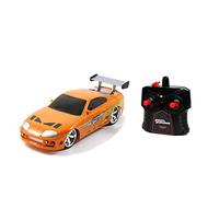 Jada Fast & Furious - Radio controlada para Coche Toyota de Brian (Escala 1/24ª (17 cm) - Función Turbo - 253203021, Naranja