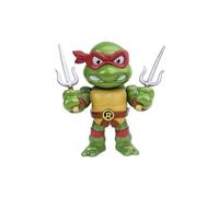 Jada - Figura Raphael de Tortugas Ninja, Articulada, 10 cm, Realizada en Metal Fundido a Presión, 100% Licencia Oficial, Coleccionismo, para Niños a Partir de 8 Años y Adultos