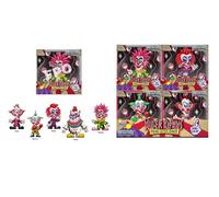Jada Figuras de Metal Killer Klowns 7 cm, 4 Surtidos coleccionables, Fatso, Rudy, Spikey, Shorty y Slim, Caja Ventana Individual, envío Aleatorio, 8 años (9385275300W01)