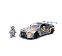 Jada GODZILLA MECHAGODZILLA 2009 NISSAN GT-R W/FIG 1:24 scale model vehicle to c