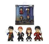 Jada Metalfigs Harry Potter Figuras Coleccionables, Set de 4 Personajes Die-Cast, 2.25 cm, para Niños 8+ Años