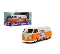 Jada Hollywood Rides Disney Stitch 1961 VW Bus - Coche fundido a presión con puertas abiertas, escala 1:32, a partir de 8 años (edición de coleccionista)