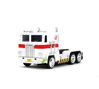 Jada Hollywood Rides Ghostbusters x Transformers Optimus Prime G1 Mashup - Fundido a presión, apertura de puertas, escala 1:32, a partir de 8 años (edición 40 aniversario)