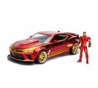 JADA IRON MAN CHEVROLET CAMARO SS 2016 DIE-CAST SCALA 1:24 MARVEL AVENGERS - GIO