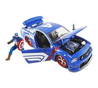 Jada JA31187 Avengers 1:24 HWR 06 Mustang W/Capitán América