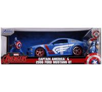 Jada JA31187 Avengers 1:24 HWR 06 Mustang W/Captain America St (Importación USA)