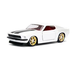 Jada JA99517 1:32 Roman Ford Mustang Fastback 1969 - Blanco