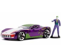 JADA JAD31199 1/24 2009 CHEVY CORVETTE STINGRAY DC COMICS Con Figura De JOKER