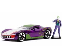 JADA JAD31199 1/24 2009 CHEVY CORVETTE STINGRAY DC COMICS Con Figura De JOKER