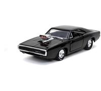 Jada JAD32215 1:32 FF 9-Doms Dodge Charger R/T Fast and Furious - Coche en Miniatura Coleccionable, Color Negro, Talla única