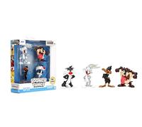 Jada Toys Looney Tunes - Figuras fundidas a presión Wave 1 de 2.5 pulgadas, paquete de 4