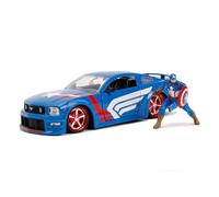 JADA 253225007 Marvel Captain América 2006 Ford MUSTANG Gt En Escala 1:24