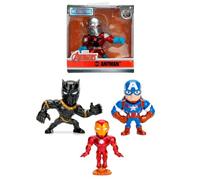 Jada Marvel Avengers Figura Metal 7 cm, 1 de 4 Aleatoria, +8 Años | Incluye 1 figura aleatoria entre 4 Vengadores Marvel; no incluye el surtido completo ni permite elegir personaje