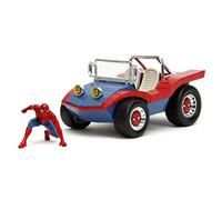 Jada- Marvel Spider-Man Figura con Buggy - Figura de acción de 4,5 cm y el Buggy de 19 cm en un Estilo de cómic de Spider-Man, a partiri de 8 años (253225030)