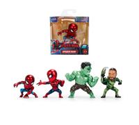 Jada Marvel Spider-Man Figura Metal 7 cm, 1 de 4 Aleatoria, +8 Años | Incluye 1 figura aleatoria entre 4 modelos Marvel; no incluye el surtido completo ni permite elegir personaje