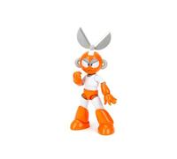 Jada Mega Man 4" Cut Man - 1:12 Scale Action Figure, Wave 2 - Over 15 Points of Articulation, Alternate Hands & Head, Rolling Cutter Accessory