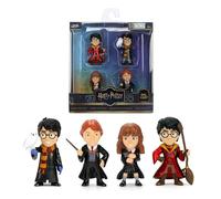 Jada Metalfigs Harry Potter Figuras Coleccionables, Set de 4 Personajes Die-Cast, 2.25 cm, para Niños 8+ Años