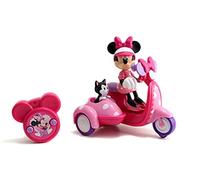 Jada- Moto Scooter Minnie- copn Figuras, Control por Infrarrojos, Color Rosa