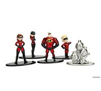 Jada- Nano MetalsFig 2 Pack 5 Figuras Disney Los Increibles 2, Multicolor (JADA99867)