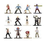 Jada One Piece 4 cm, Juego de 12 Unidades