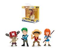 Jada One Piece Figura Metal 6,5 cm, 1 Unidad Surtido Aleatorio (4 Modelos Personajes Anime), Figura Coleccionable en Caja con Ventana +8 Años (9385373300W01)