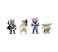 Jada Paquete de 4 figuras de la película Mandala de Starwars, 2 unidades de 6,35 cm, paquete de regalo, juguete para niños y adultos