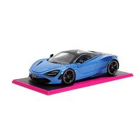 Jada Pink Slips 1:24 W2 McLaren 720S - Coche fundido a presión con base, juguetes para niños y adultos (azul)