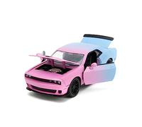 Jada- Pink Slips Dodge Challenger SRT Hellcat (2015)- Escala 1:24 (20,3 cm) en Metal con neumáticos de Goma y Piezas Que se abren, Coche de Juguete para Mayores de 8 años (253293002)