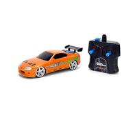 Jada, RC Fast & Furious Toyota Supra de Brian 1995 Escala 1:24, Coche radiocontrol 2 Canales 2,4 GHz, función Turbo, Vapor Nitro simulado con Luces, Carga USB, +6 años (9336194314R00)