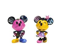 Jada- Set Figuras Mickey y Minnie 10cm- Pop Art, Fabricadas en Metal Fundido a Alta Presión, Edición Especial, Coleccionismo, Adecuado a Partir de 8 Años (253074007),Exclusivo en Amazon
