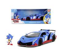 Jada Sonic Lamborghini Veneno con Figura 1:24