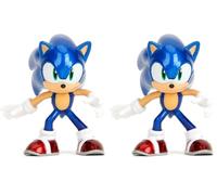 Jada-Sonic The Hedgehog Figuras Coleccionables 2.5" de Personajes de Videojuego, Surtido: Sonic, Tails, Knuckles, Shadow. Envío Aleatorio. (253251041) (Paquete de 2)
