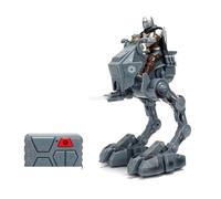 Jada Star Wars AT-RT Walker Teledirigido 29 cm, Robot con Luz y Sonido, 3 Velocidades, con Mandaloriano y Grogu Integrados, Juguete +6 Años (9336975314R00)