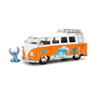 Figura De Stitch Y Autobús Volkswagen De 1961 Escala 1:24 Jada 36340