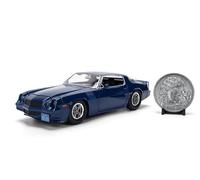Jada Stranger Things Coche Chevy Camaro Metal 1979 Z28 con Moneda 1:24