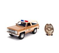 Jada Stranger Things Coche Chevy K5 Blazer Metal 1980 con Placa 1:24