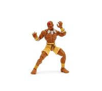 Jada - Street Fighter 2- Figura articulada de Dhalsim de 15 cm. con Manos y Cabeza Intercambiables, Accesorios y 20 Puntos articulados. A Partir de 13 años (253252031)
