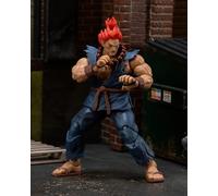 Jada Street Fighter II Akuma - Figura de acción a Escala 1:12 - Juguete - Articulación y Accesorios Premium - Exhibición de coleccionista o Juego para niños - para Edades de 13 años en adelante