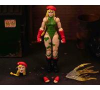 Jada - Figura articulada del Personaje de Street Fighter Cammy de 15 cm. con Manos y Cabeza Intercambiables, Accesorios y 20 Puntos articulados. Videojuegos Street Fighter. (253252033)