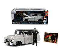 Jada Toys 253255032 Frankenstein 1957 Chevy Suburban 1:24 Scale, Zweifarbig, Sta
