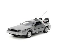 Jada Toys 253255038 Time Machine Back to The Future 1, 1:24, Plata