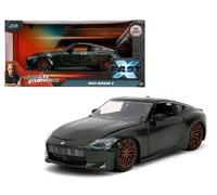 Jada Toys 34791 1/24 Fast And Furious Nissan Z 2023 Verde F&F X Mini Coche